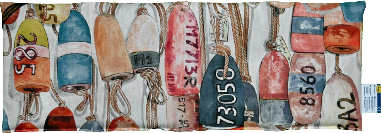 'Vor Anker gehen - Fender rot-orange  4-Kammerkissen