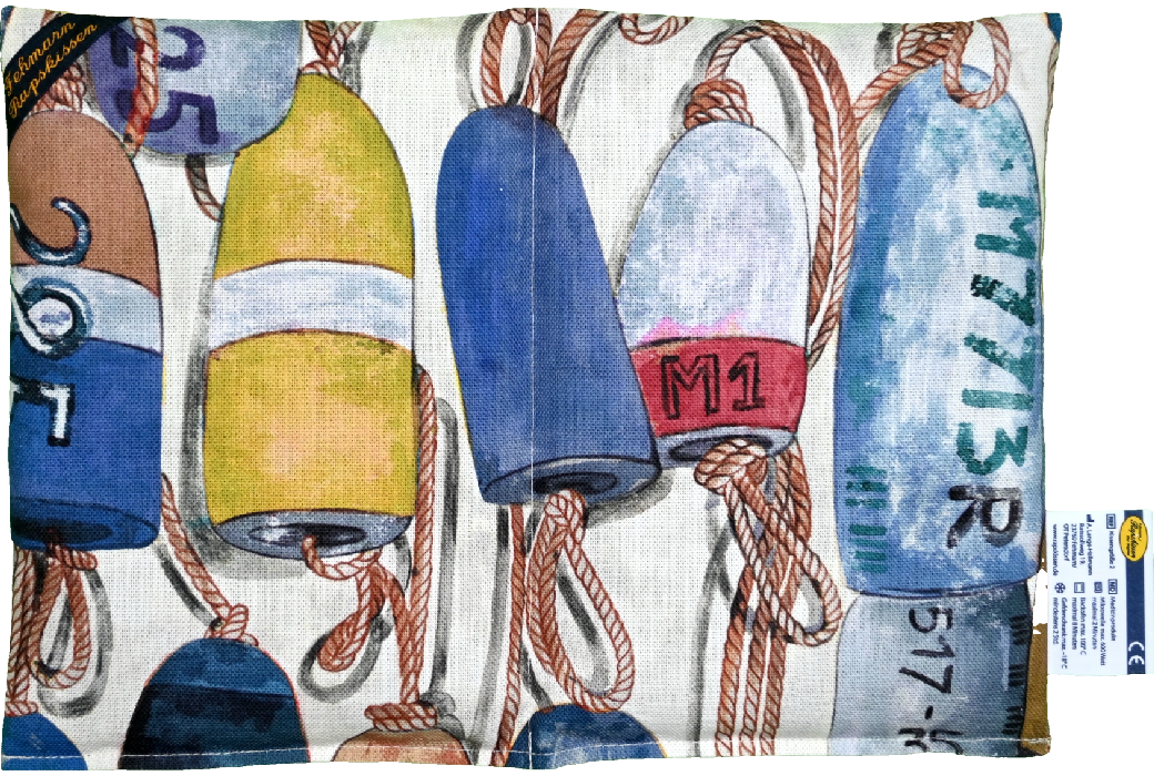 'Vor Anker gehen - Fender blau 2-Kammerkissen