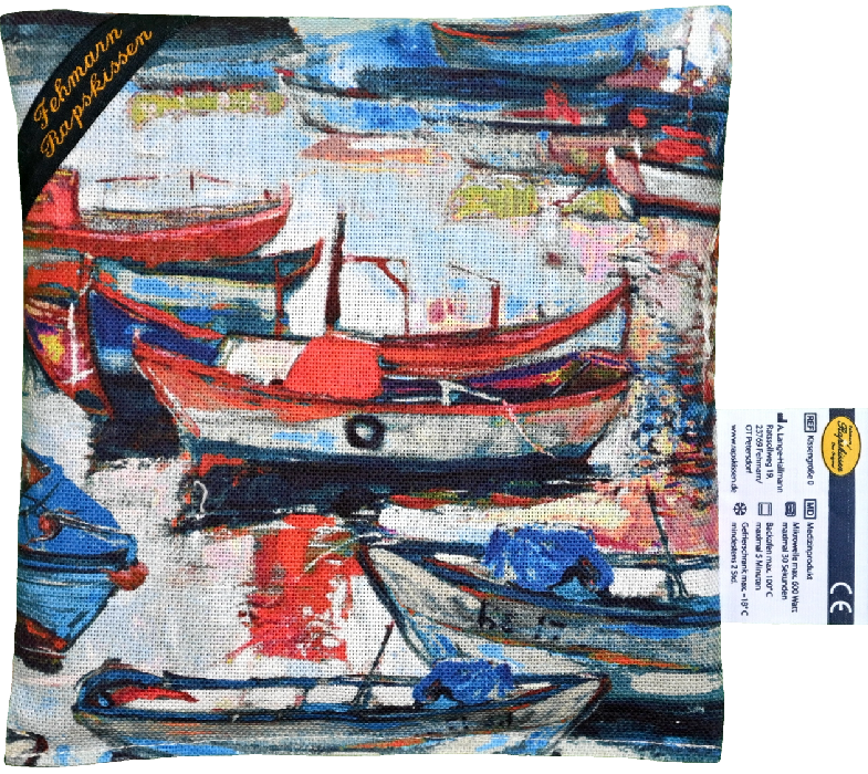 'Hafenromantik Bergen 1-Kammerkissen klein