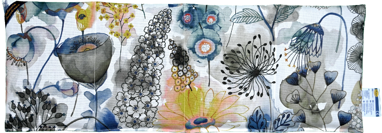 'Garden Party blau/violett 4-Kammerkissen