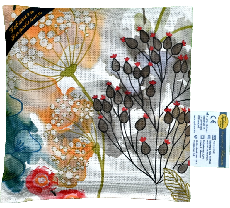 'Garden Party orange/rot 1-Kammerkissen klein