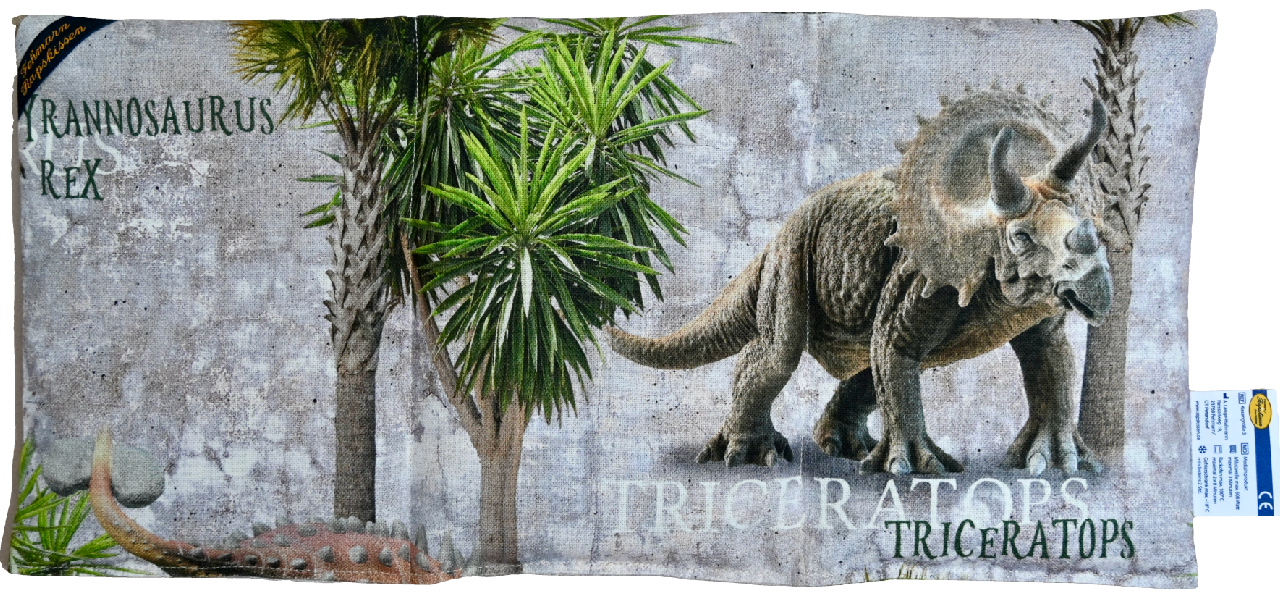 "DINO Triceratops SONDEREDITION 3-Kammerkissen