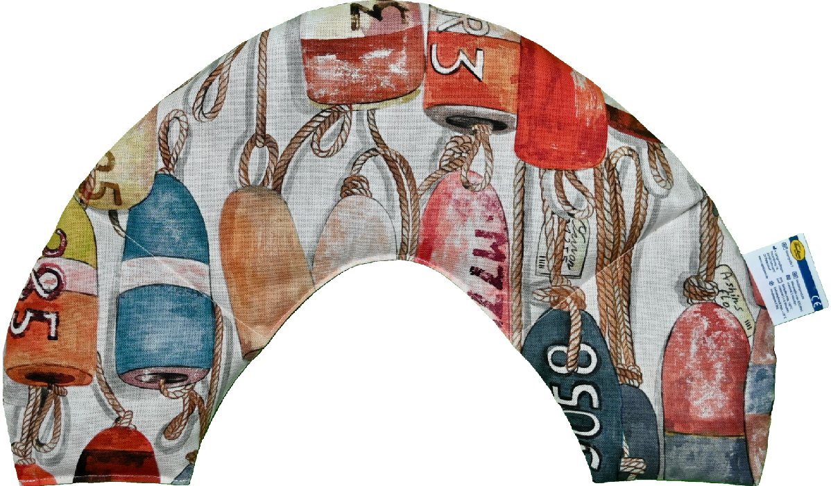 'Vor Anker gehen - Fender rot-blau Nackenkissen