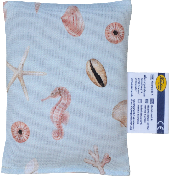 Fundstücke am Strand/pastell-türkis  Unser Kleinstes