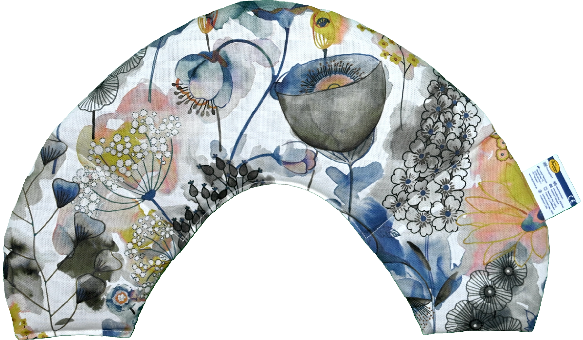 'Garden Party blau/violett Nackenkissen