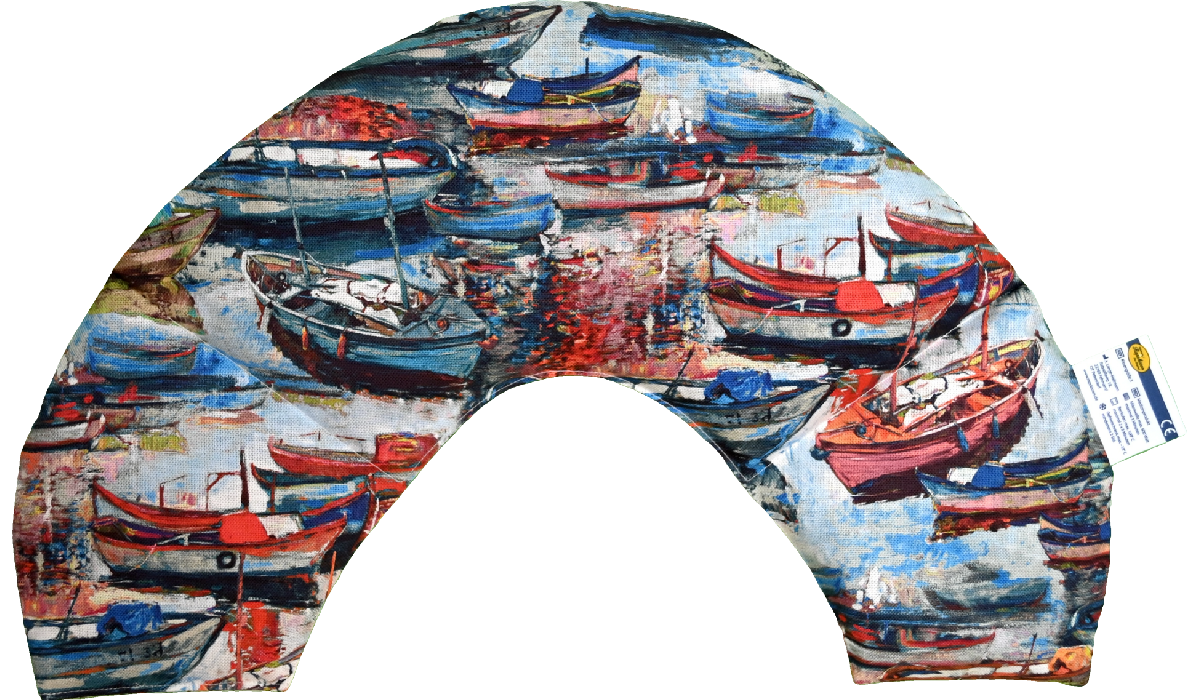 'Hafenromantik Bergen  Nackenkissen