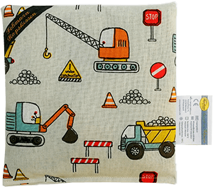 "Auf der Baustelle  1-Kammerkissen klein