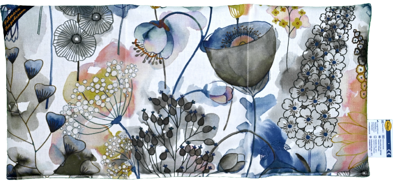 'Garden Party blau/violett 3-Kammerkissen