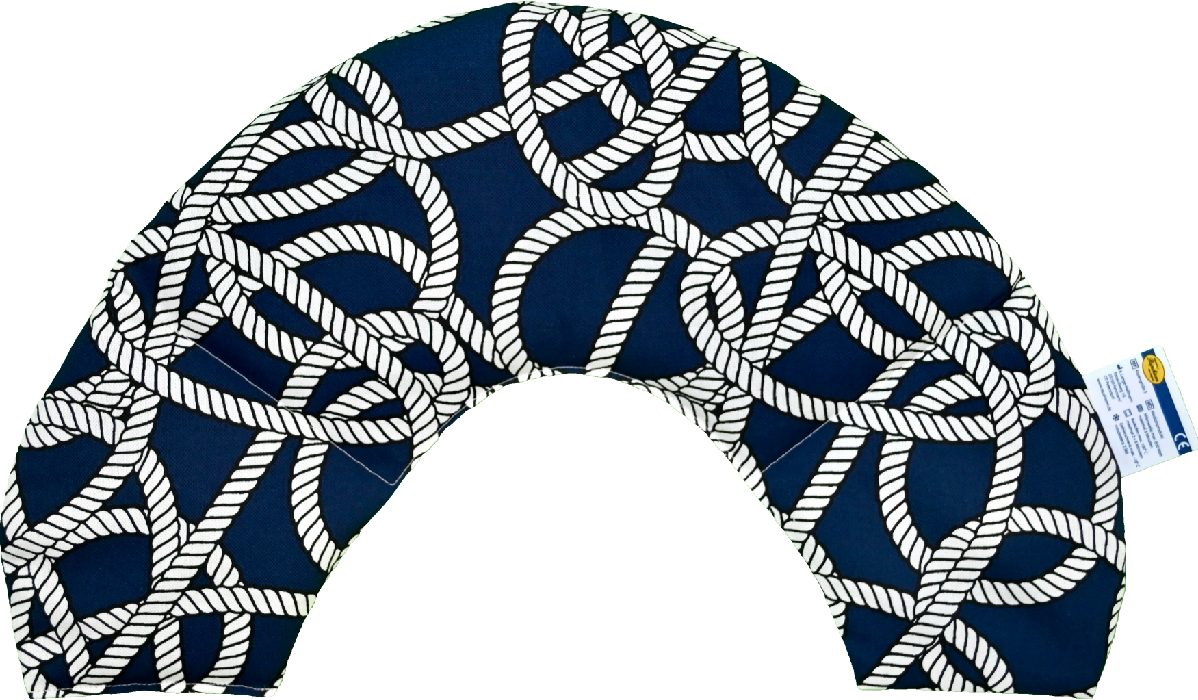 'Seemannsgarn blau Nackenkissen