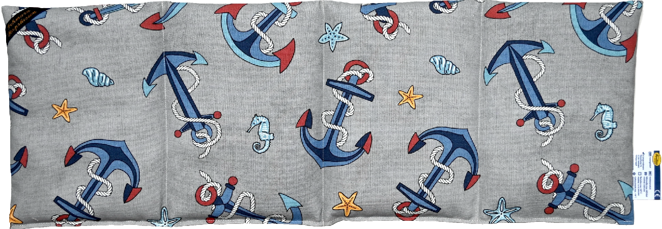 'Hochseeanker grau  4-Kammerkissen