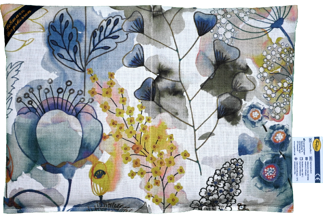 'Garden Party blau/violett 2-Kammerkissen