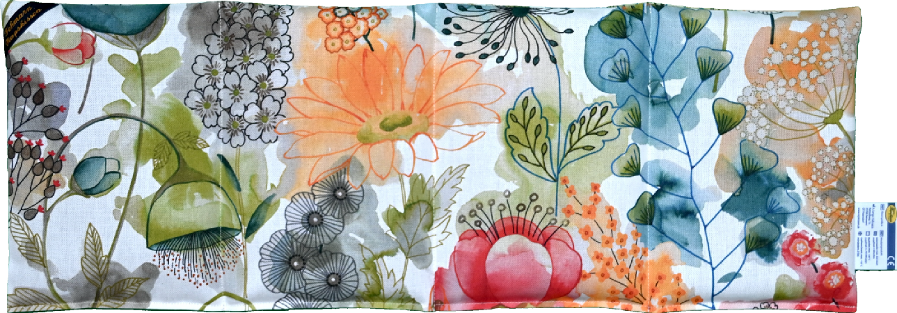 'Garden Party orange/rot 4-Kammerkissen